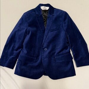 H&M Kids Blue Velvet Jacket